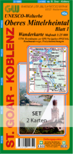 40a & 40b Set </br>St.Goar - Koblenz & Bingen – St. Goar</br>Oberes Mittelrheintal